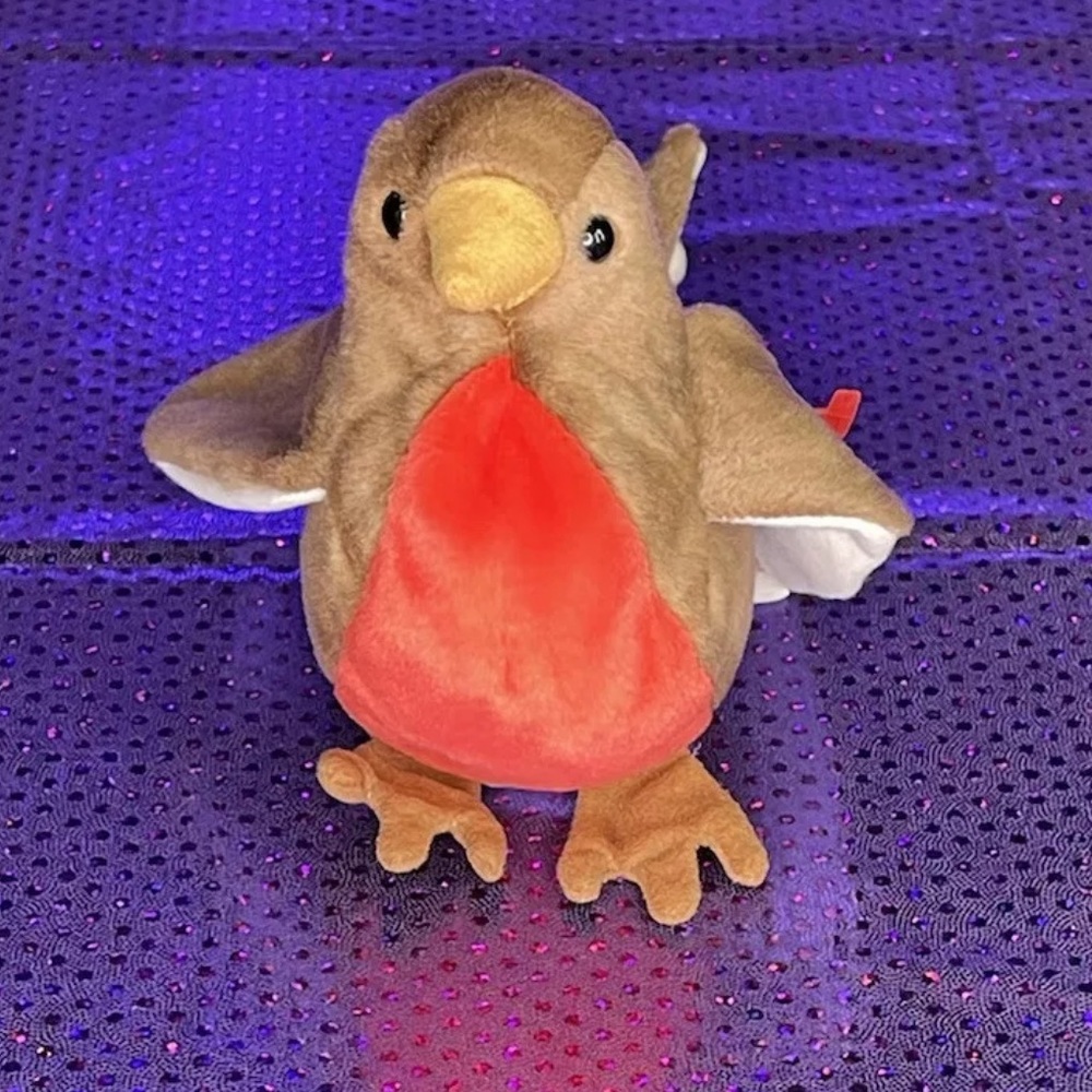 RETIRED - Ty Beanie Baby - Early - The Robin - 5th Generation Stamped 616 - Picture 2 of 7